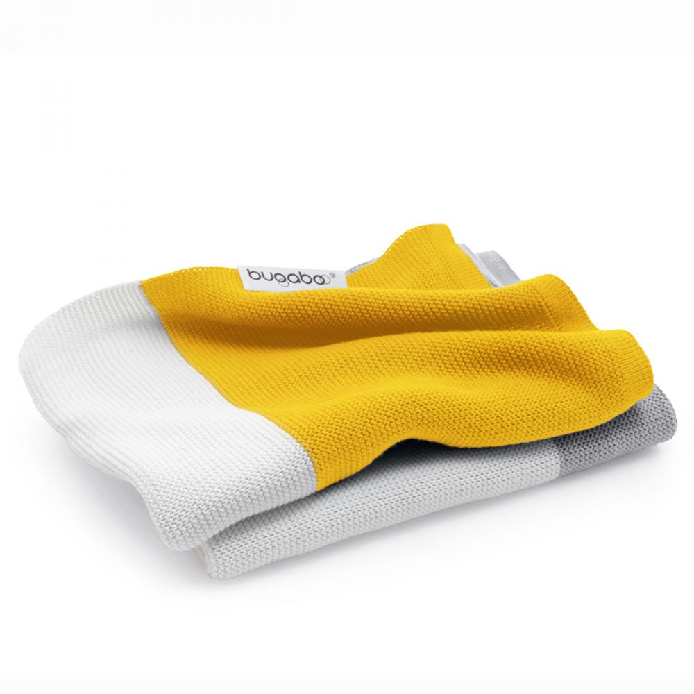 Bugaboo Плед-одеяло хлопок Bright Yellow Multi
