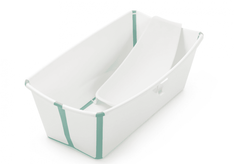 Stokke® Flexi Bath® cкладная ванночка с горкой White Aqua