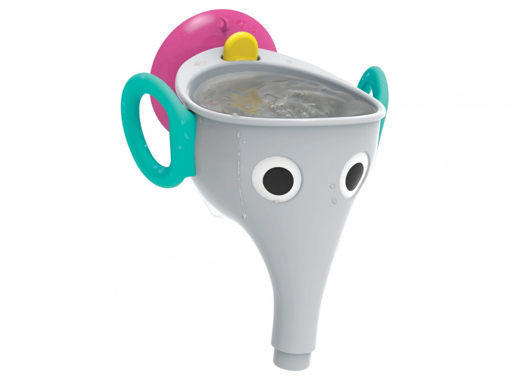 Yookidoo игрушка водная Веселый слон серый - фото  2