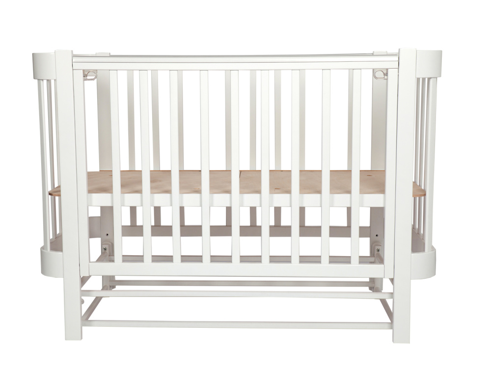 LIEL кровать с маятником приставная Cosmos белый - фото  8