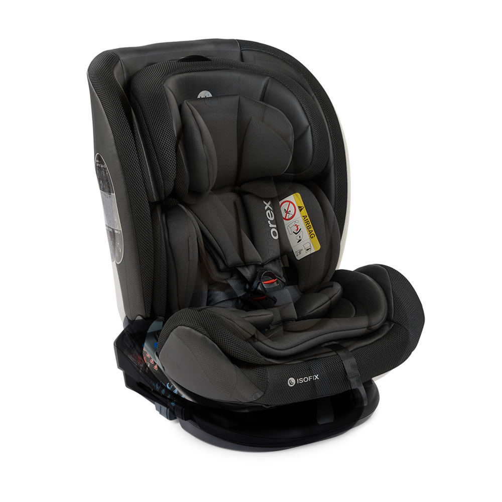 Happy Baby автокресло 0+ OREX black (0-12 лет, до 36 кг) - фото  4