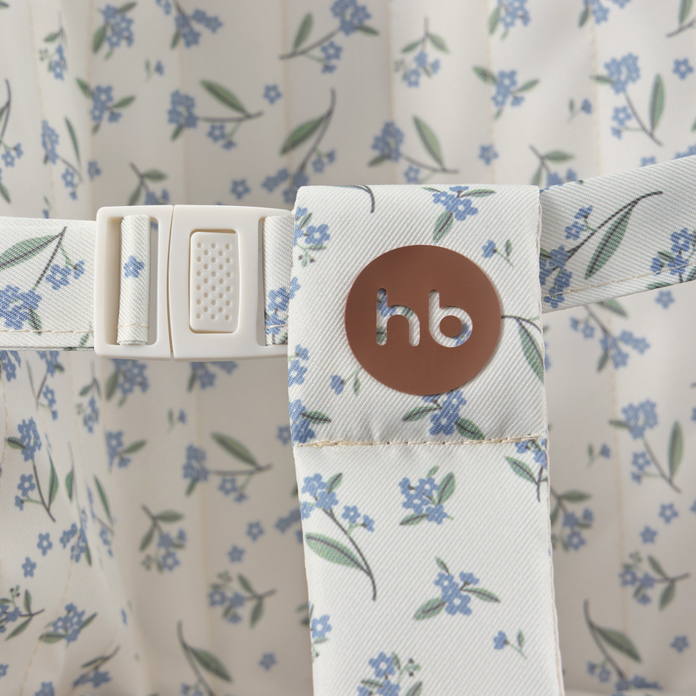 Happy Baby коляска прогулочная для кукол Твиглет (twiglet) синие цветы / blue flowers - фото  13