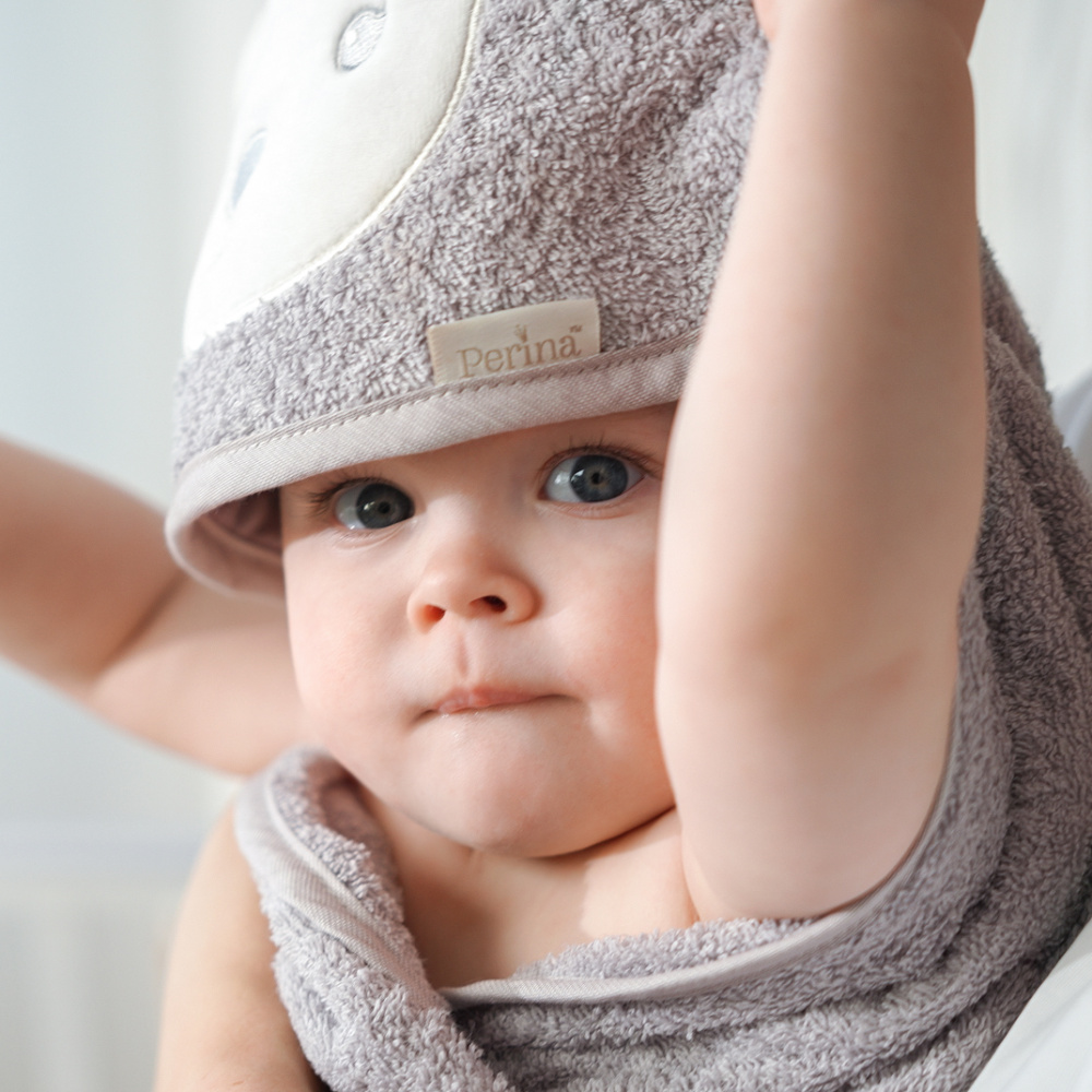 Perina полотенце детское Muzzle (серый) - фото  10