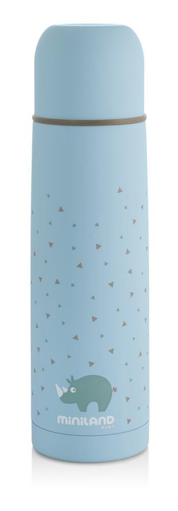Miniland термос для жидкостей Silky Thermos 500 мл цвет голубой - фото  1