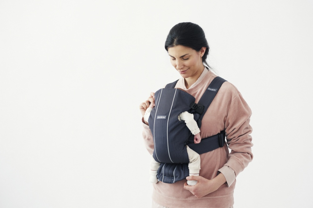 BabyBjorn рюкзак для переноски новорожденных Mini Mesh антрацит