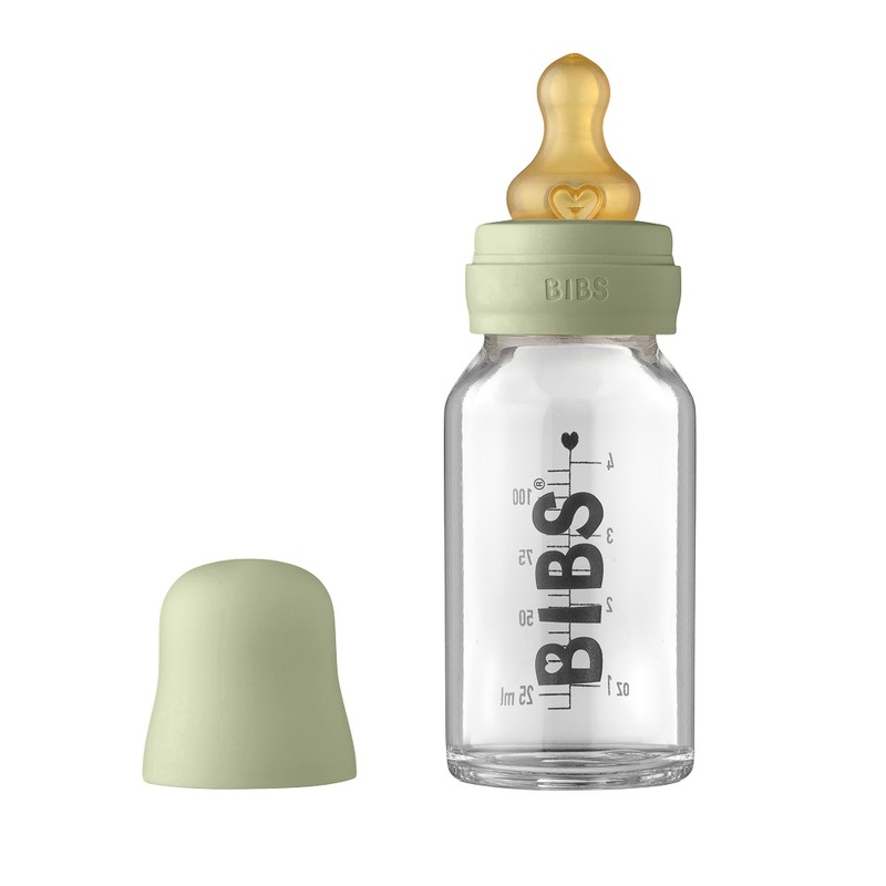 BIBS бутылочка для кормления в наборе 110 мл Sage - фото  1