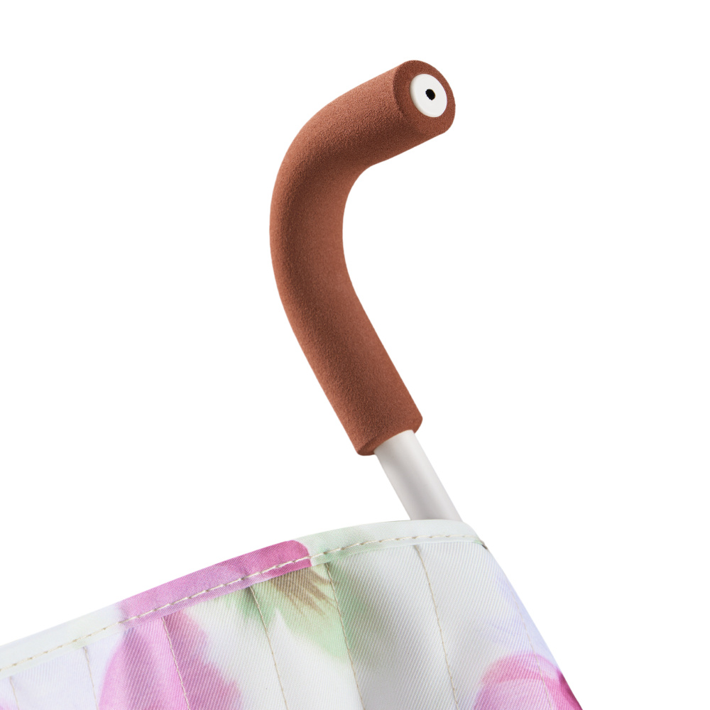 Happy Baby коляска прогулочная для кукол Твиглет (twiglet) сиреневые цветы / lilac flowers - фото  13