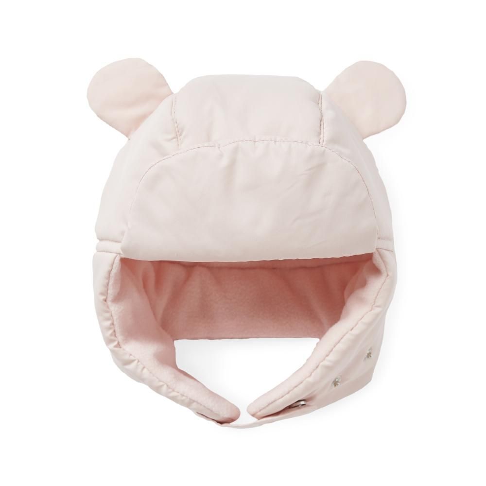 Happy Baby шапка-ушанка детская light pink 