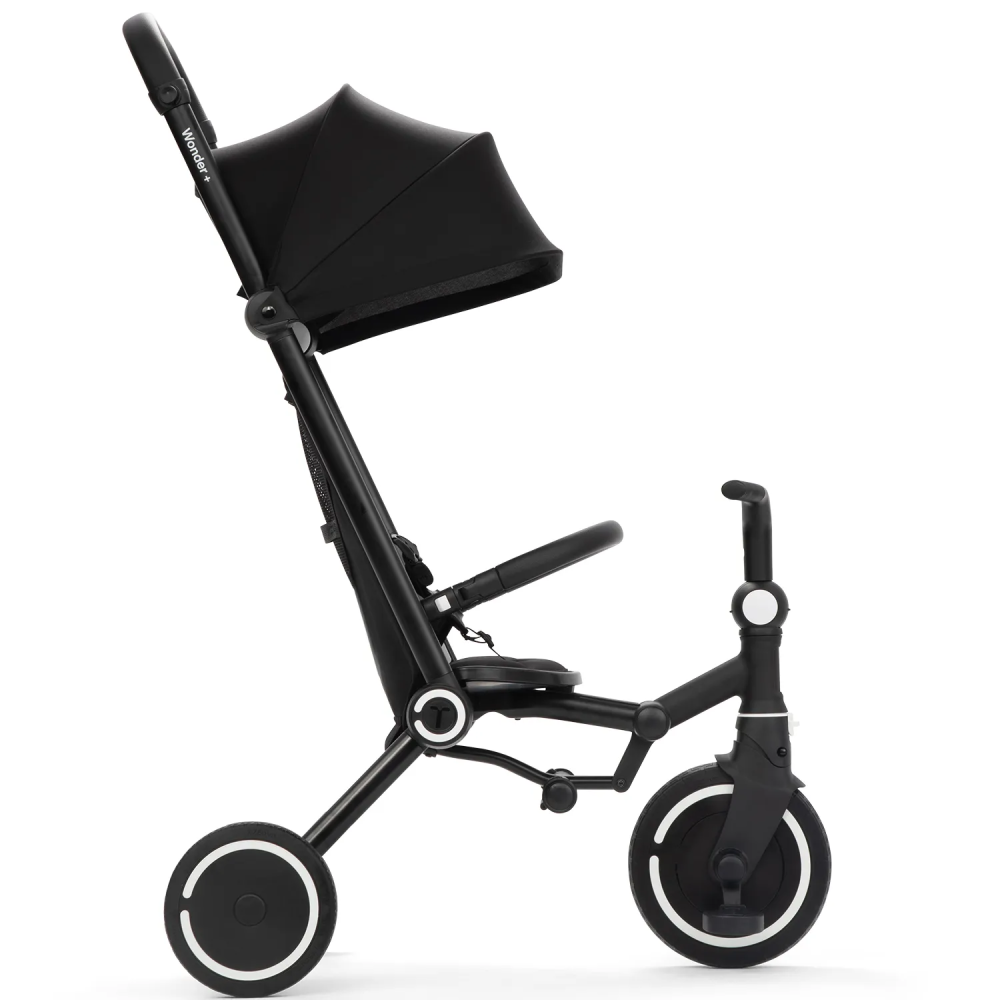 SMARTRIKE Трехколесный складной велосипед Wonder+, Storm Black - фото  4