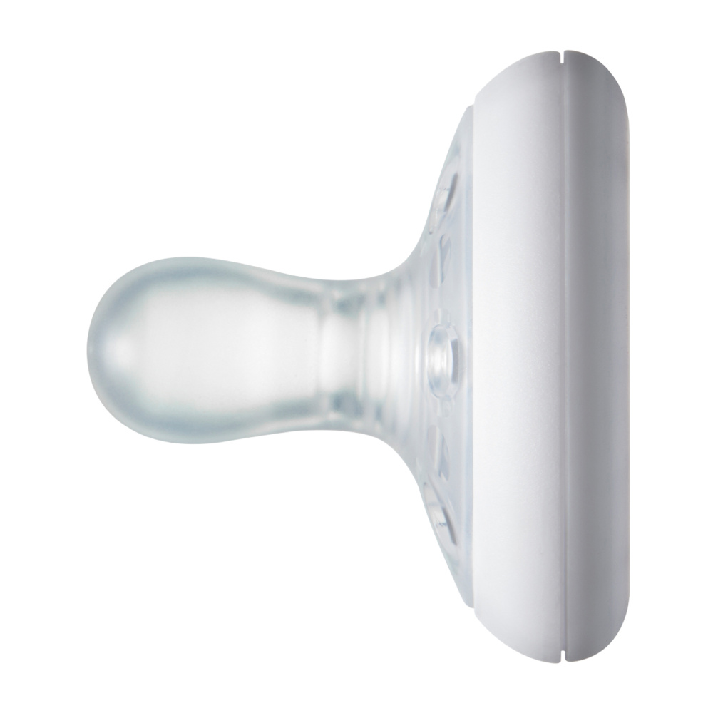 Tommee Tippee соска-пустышка силиконовая Breast-like, 0-6 мес., 2 шт. - фото  4