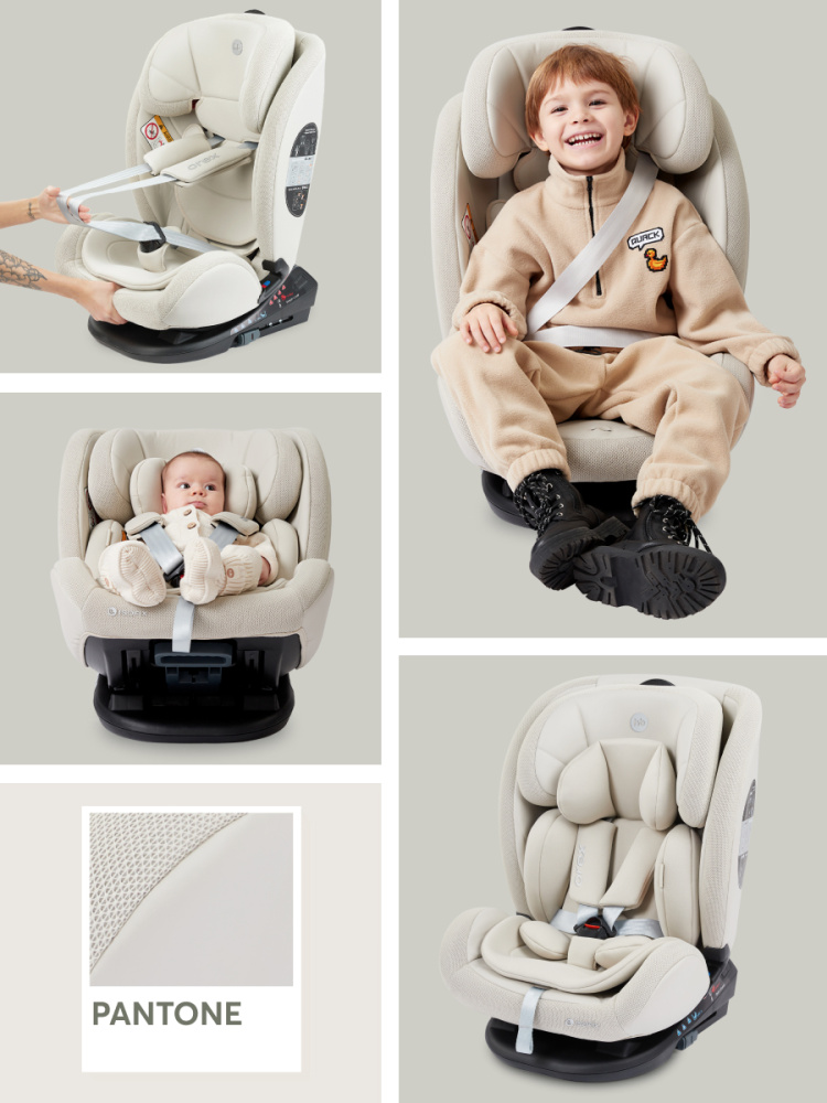 Happy Baby автокресло 0+ OREX sand (0-12 лет, до 36 кг) - фото  14