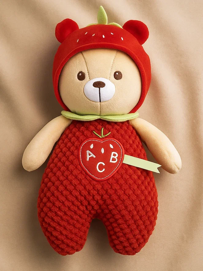 Chicco игрушка говорящая интерактивная мягкая Ягодный Мишка рус/англ/нем - фото  3