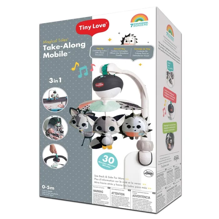 Tiny Love мобиль малый музыкальный Black&White - фото  6