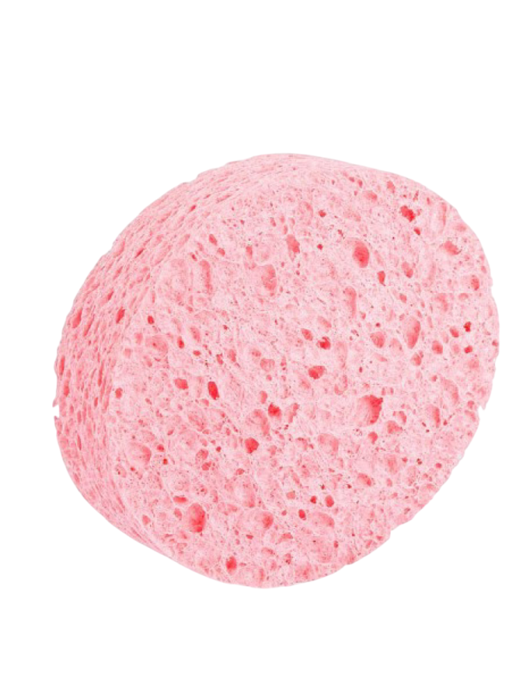 OLANT губка детcкая для купания розовая