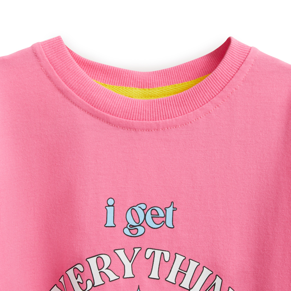 Happy Baby футболка детская Bright pink (cat) - фото  2