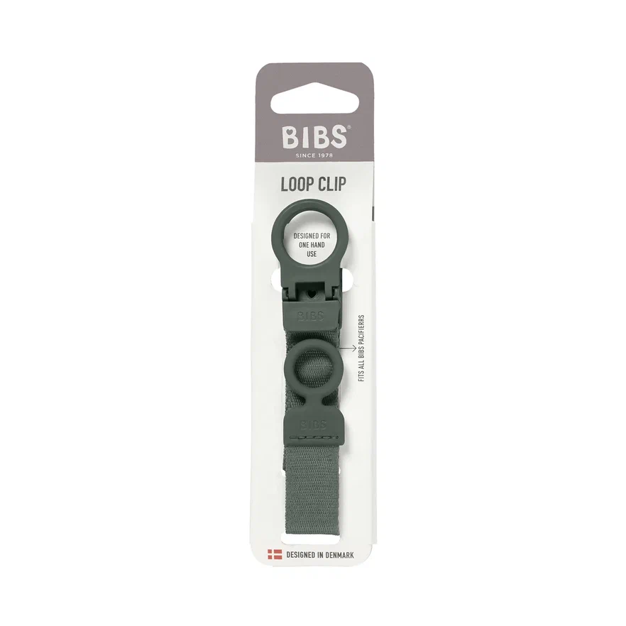 BIBS держатель для пустышки Clip Loop, Pine - фото  3