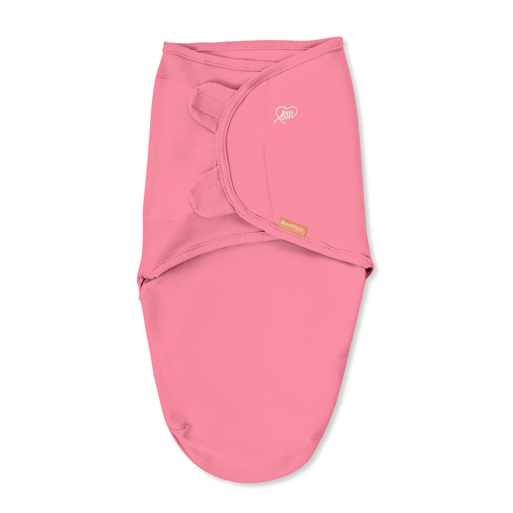 Summer Infant конверт для пеленания на липучке 3 шт. Swaddleme® S/M розовый/сердечки/фламинго