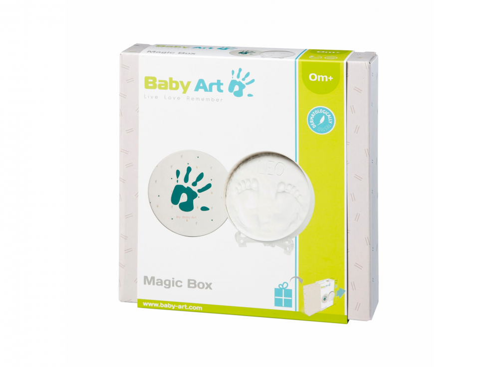 Baby Art коробочка для отпечатка &quot;Мэджик бокс&quot; круглая
