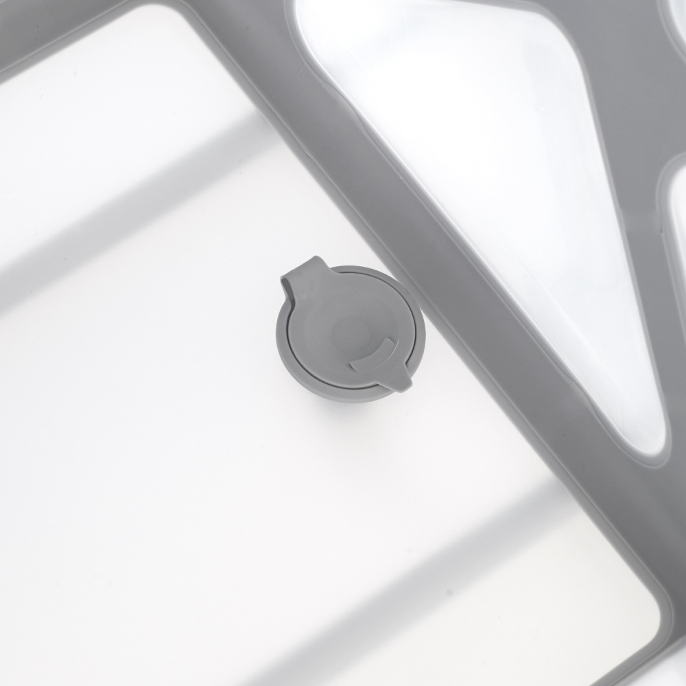 JANE комплект: ванночка складная+подставка+горка для купания Oasis White - фото  11