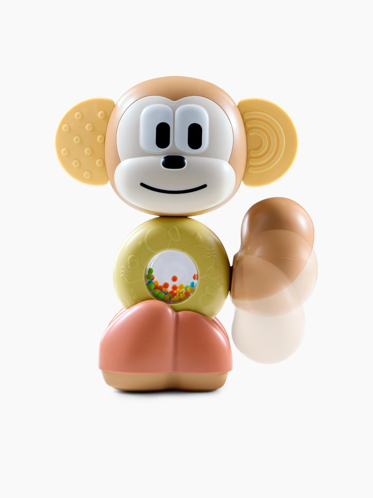 Happy Baby игрушка-погремушка обезьянка Funky monkey - фото  3