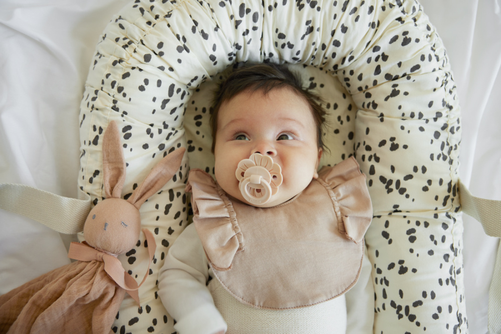 Elodie Портативный кокон Baby Nest - Dalmatian Dots - фото  4