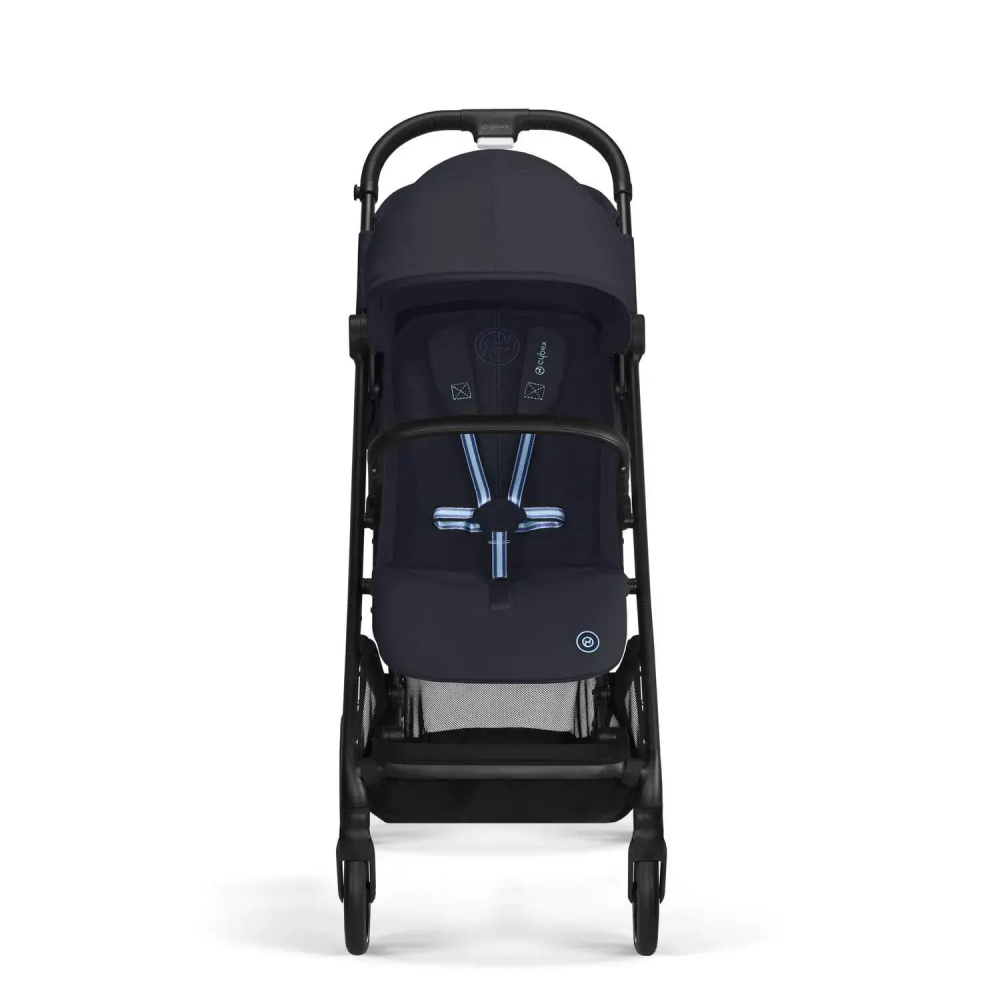 Cybex Коляска Beezy Dark Blue с дождевиком и бампером - фото  2