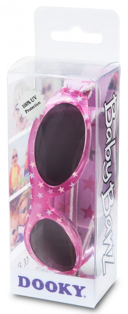 Dooky- BabyBanz очки солнцезащитные Pink Star 0-2 г