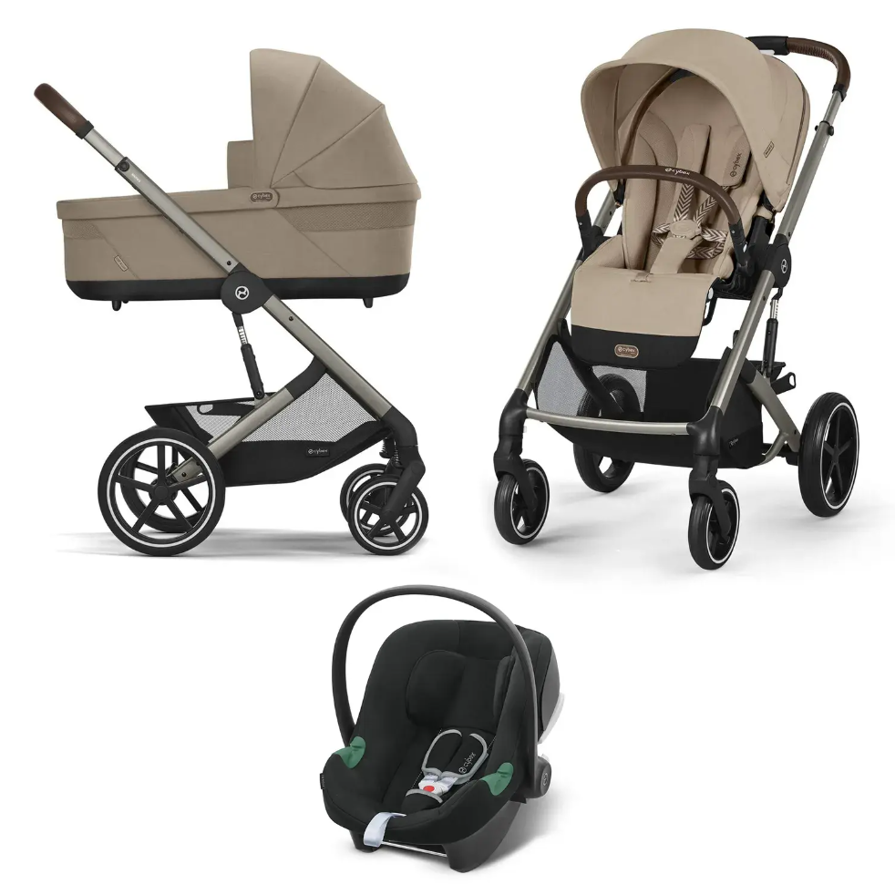 Cybex Коляска 3в1 Balios S Lux TPE  Almond Beige NEW 2025