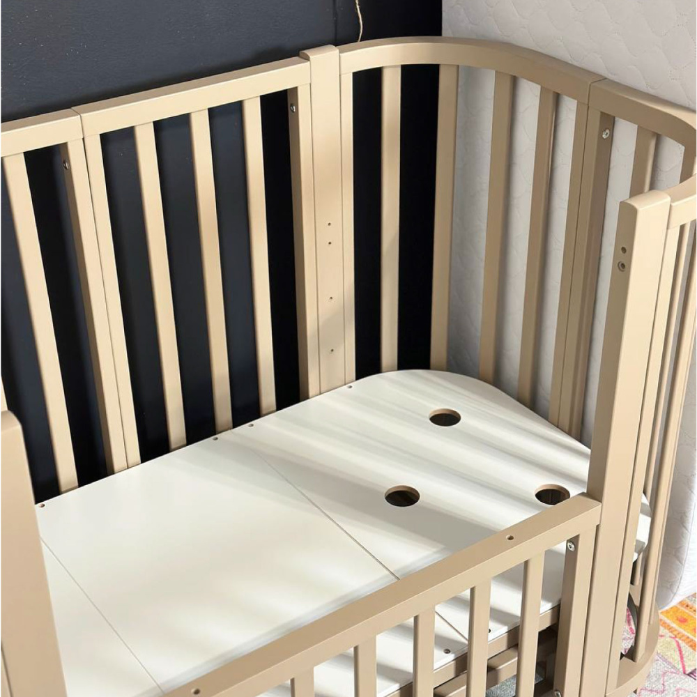 OLANT BABY кровать-трансформер с маятником Vila кашемир - фото  4