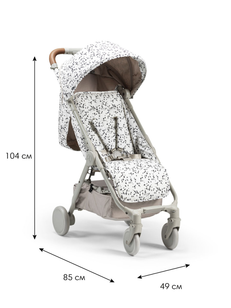 Elodie коляска прогулочная MONDO - Dalmatian Dots - фото  7