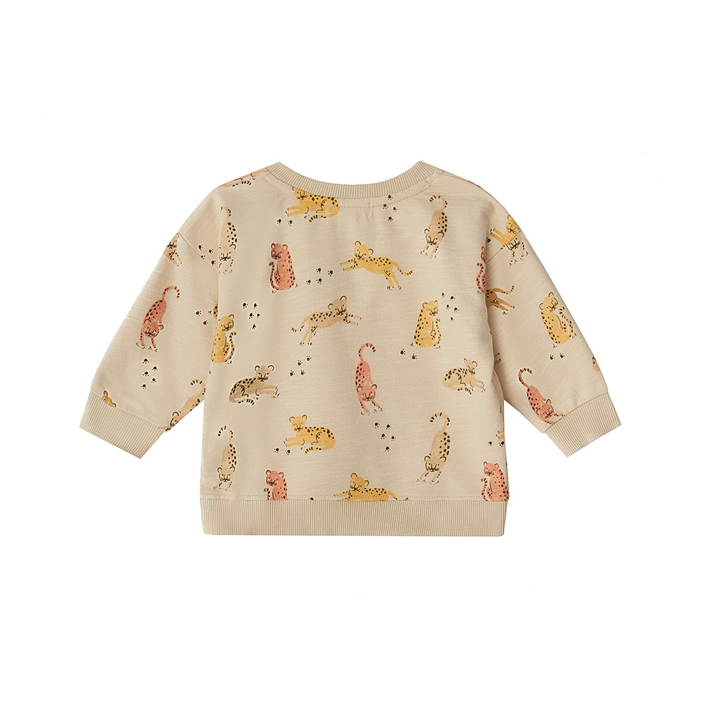 Babybu комплект из 2-х предметов: шорты и толстовка SAND JUMPING JAGUARS 100% органический хлопок цв - фото  3