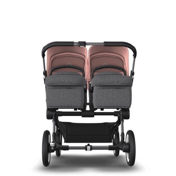 Bugaboo Donkey5 Twin коляска 2 в 1 Graphite/Grey Melange/Morning Pink - фото  6