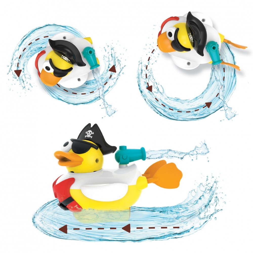 Yookidoo Игрушка водная &quot;Утка-пират&quot; с водометом и аксессуарами