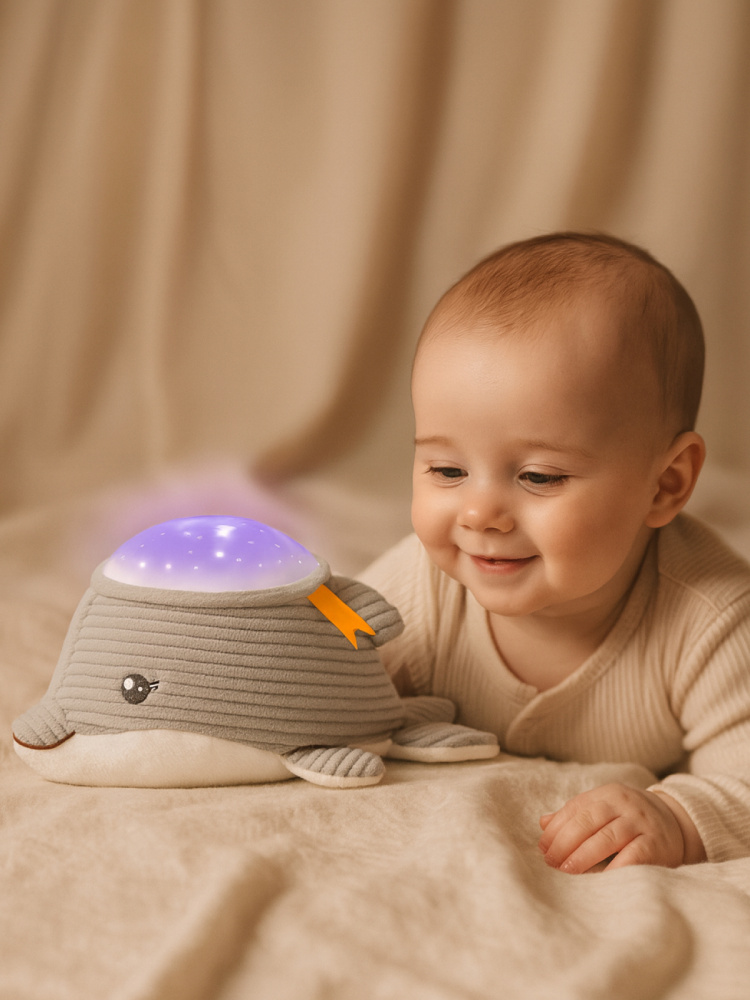 Chicco мягкая игрушка-проектор музыкальная Дельфин - фото  2