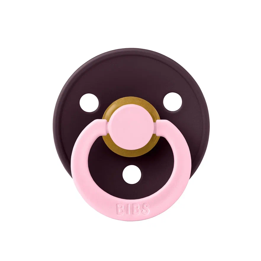 BIBS соска-пустышка латексная Studio Colour Fusion Plum/Baby Pink - фото  1