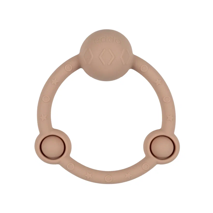 Edda погремушка - прорезыватель Кольцо, Пудра