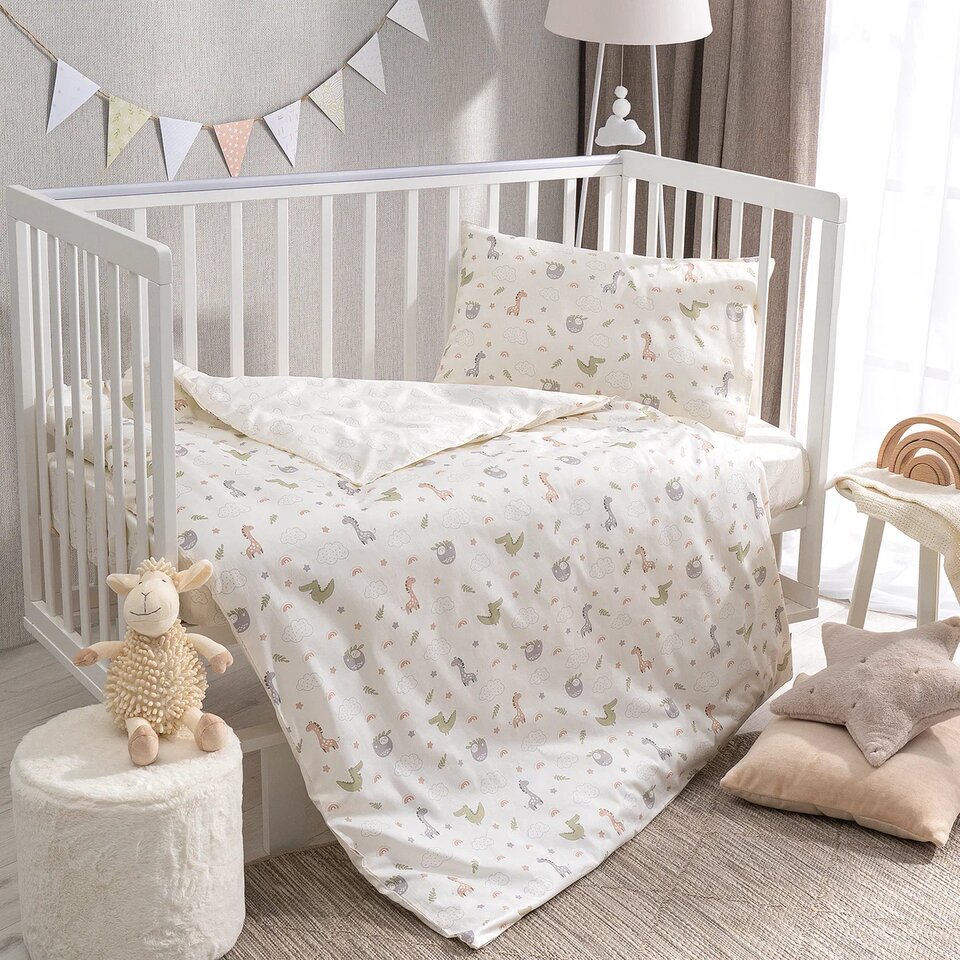 Perina комплект постельных принадлежностей для детей "Fancy" (zoo) 3 предмета - фото  2
