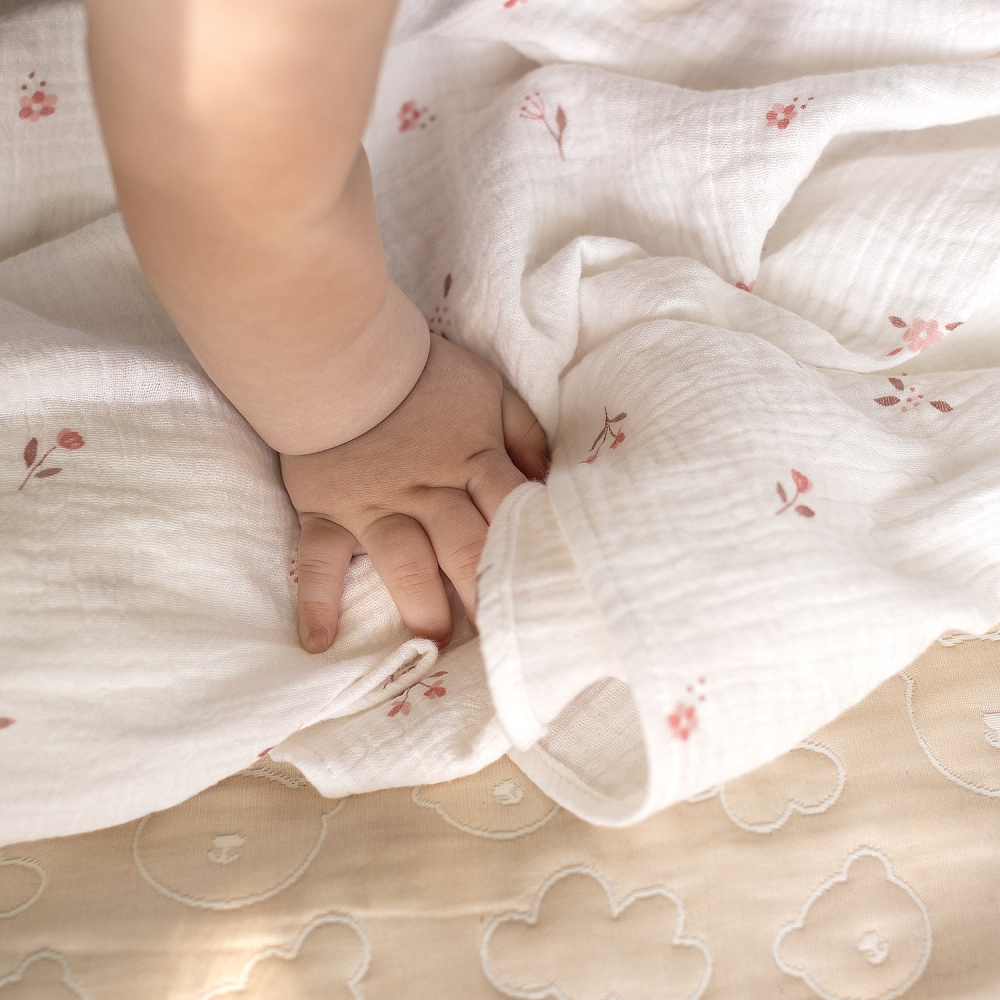 Perina комплект пелёнок детских (2 шт) Лето розовое/Мокко - фото  6