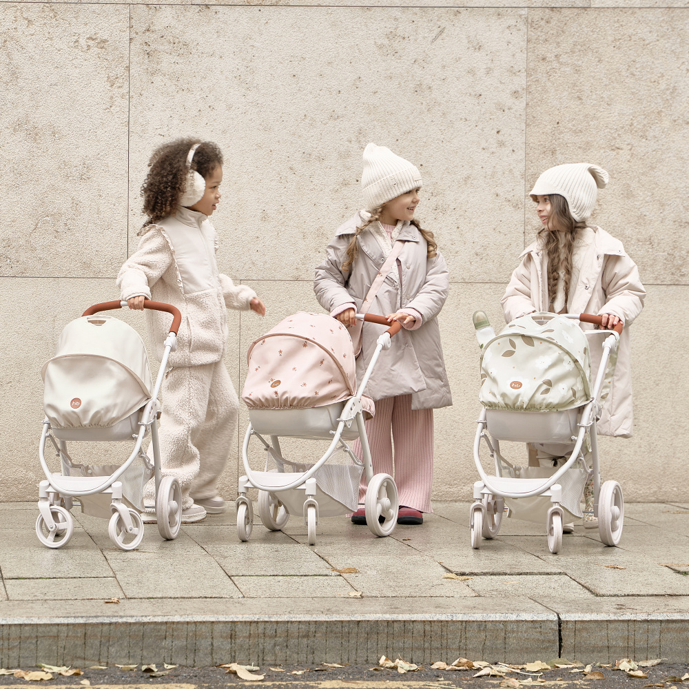 Happy Baby коляска для кукол Ashley pink - фото  12