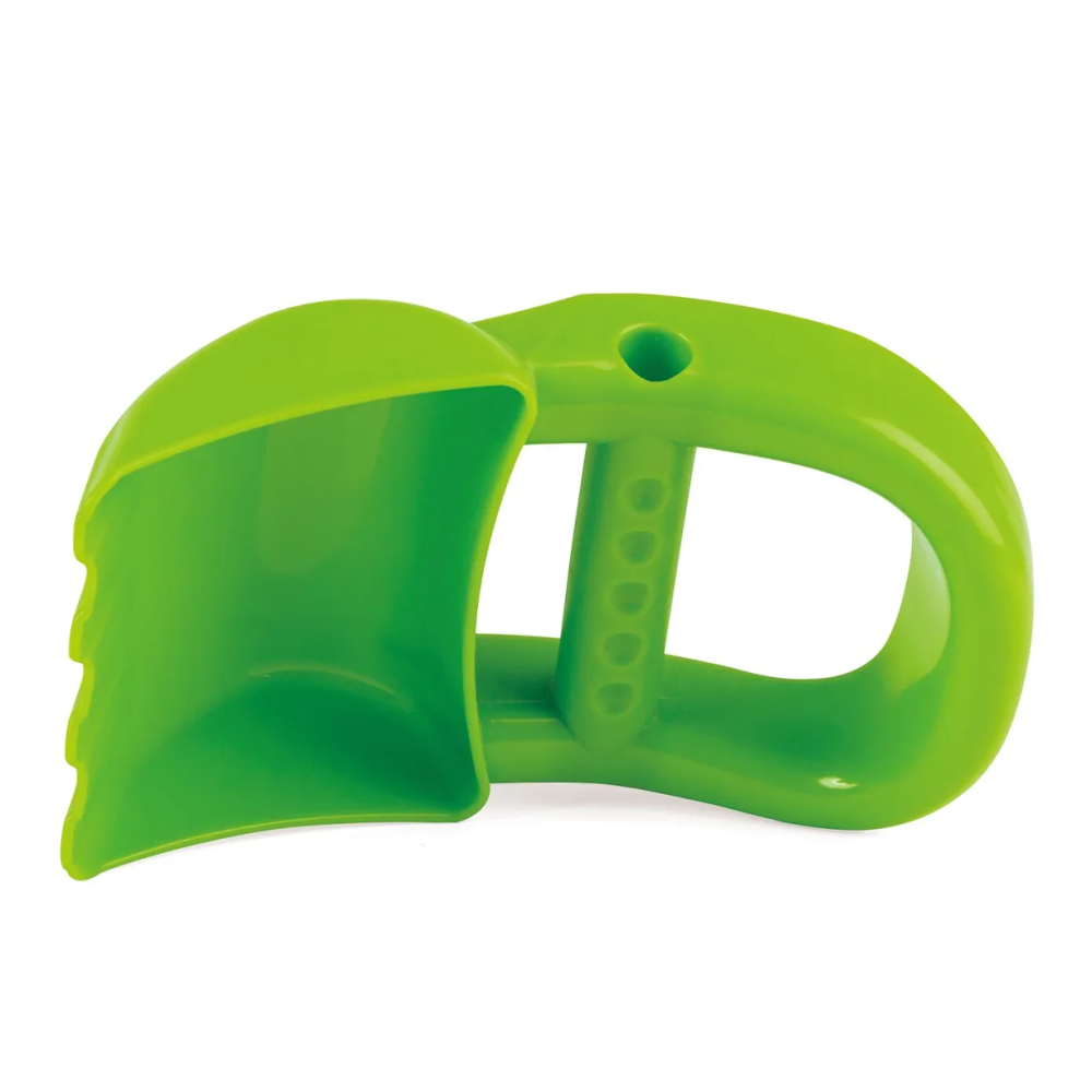 Hape игрушка для песка Ручной экскаватор зеленый