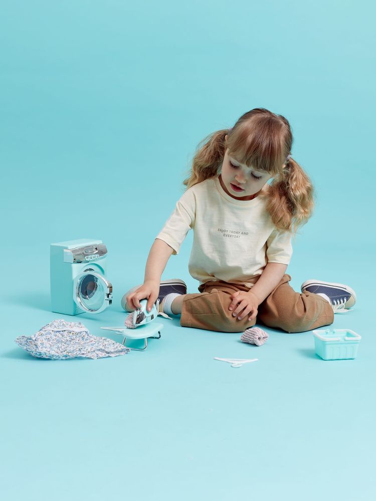 Happy Baby игрушка стиральная машина Laundry time mint