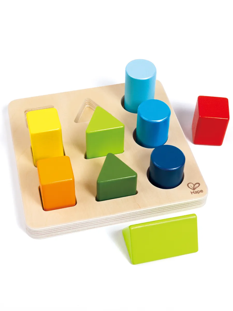 Hape сортер Цвета и формы 9 блоков