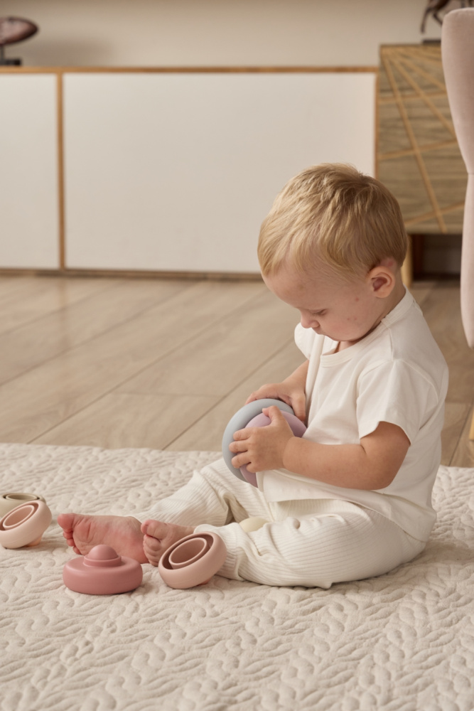 Edda игрушка - пирамидка Цветы - фото  7