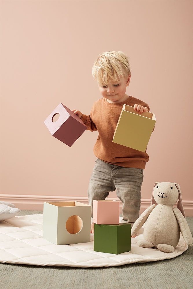 Kid's concept кубики деревянные 5 элементов серия Edvin