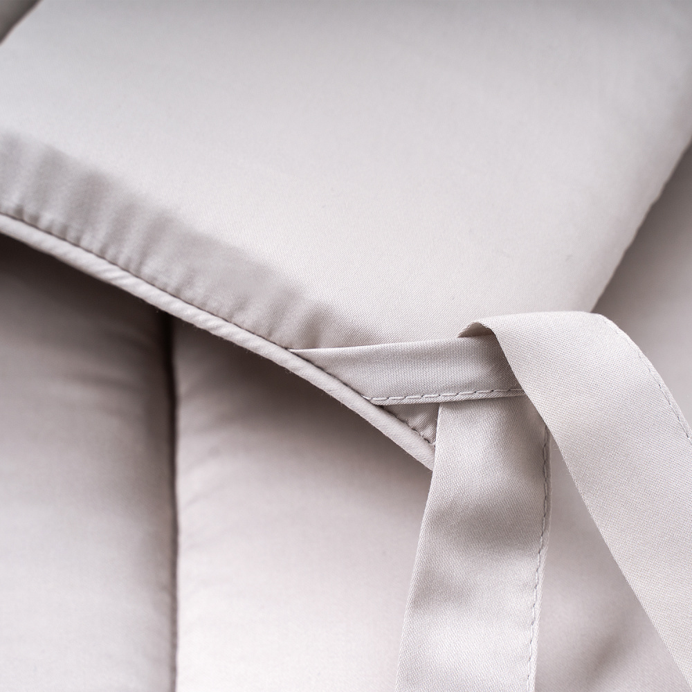 Perina защита для детской кроватки (фенс-бортик) "Sateen Collection" (жемчужно-серый) - фото  11
