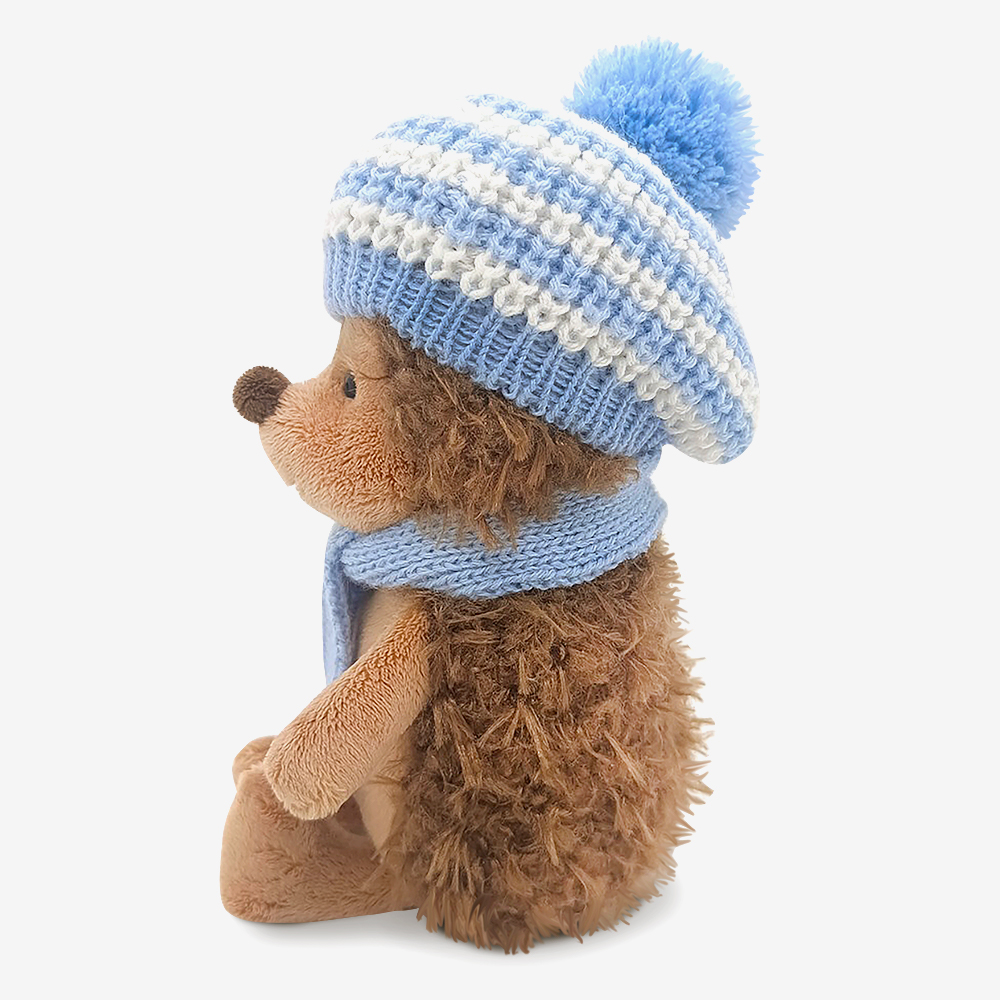 Orange Toys Ёжик Колюнчик в голубом берете в полоску 15 см - фото  2
