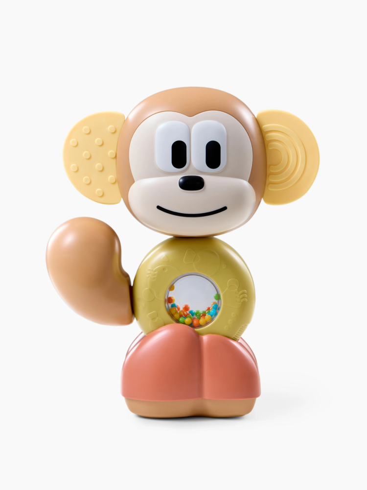 Happy Baby игрушка-погремушка обезьянка Funky monkey - фото  1
