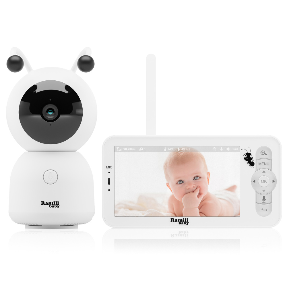 Ramili Wi-Fi 2K Видеоняня Ramili Baby RV100 с креплением