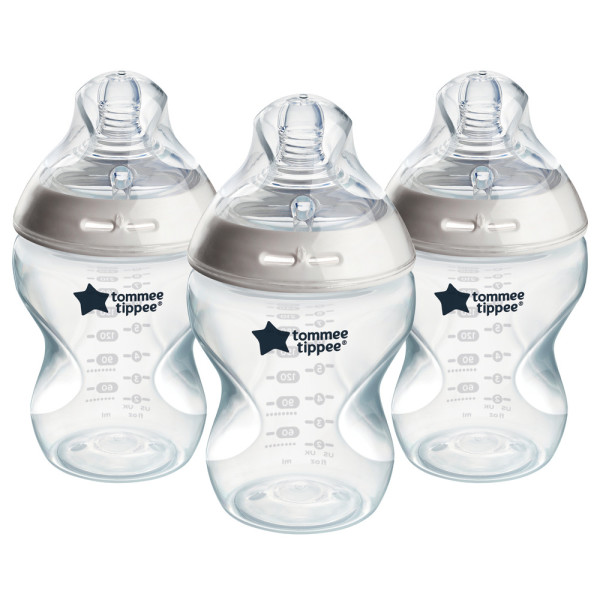 Tommee Tippee бутылочка для кормления Natural Start, 260 мл., 0+, 3 шт.