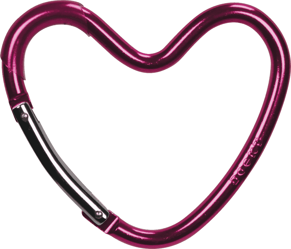 Xplorys Крепление для сумок Dooky Heart Hook - Pink